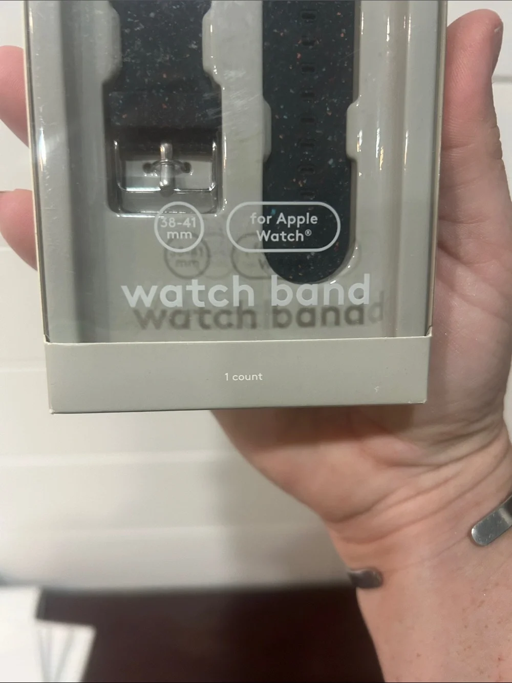 heyday Black Glitter Apple Watch Band